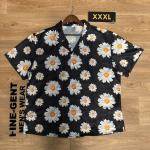 Black casual floral inspired shirt