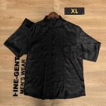 Black silk long sleeved