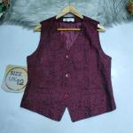 Maroon womens half coat