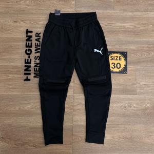 Black puma sweatpants